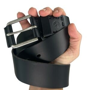 Timberland Black Genuine Leather Casual Men’s Belt SZ 38 NEW